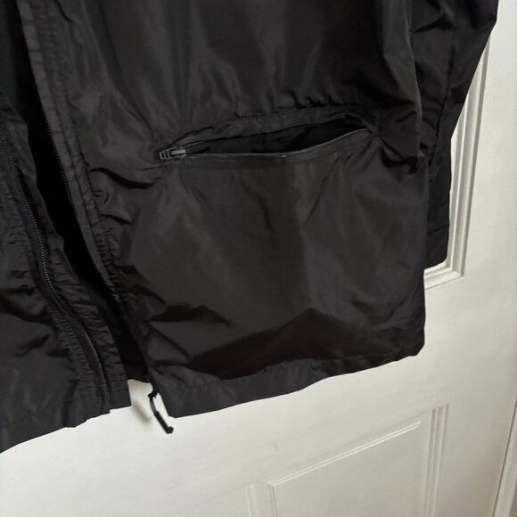 RAINS Kano Jacket Black Zip Utility Chore Coat Pockets Lightweight Windbreaker S - Picture 9 of 13